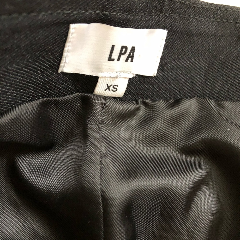 LPA faux leather jogger pants size XS